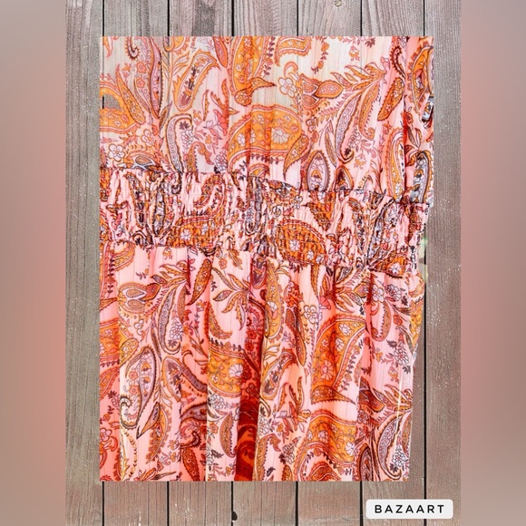 1. State Paisley Chiffon Maxi Dress. New - Picture 4 of 7